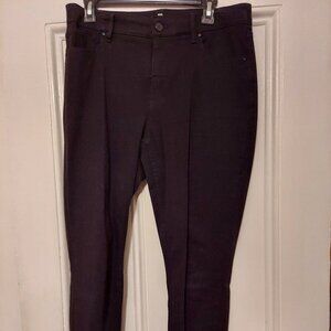 NWOT White House Black Market Black Ankle Jeans size 10